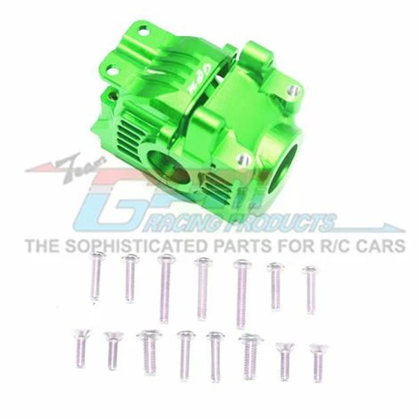 GPM Racing Aluminum Rear Gear Box Green : Rustler 4x4