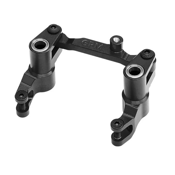 GPM Aluminum 7075 Alloy Front Bellcrank Steering Black for Traxxas 1/16 Mini Maxx