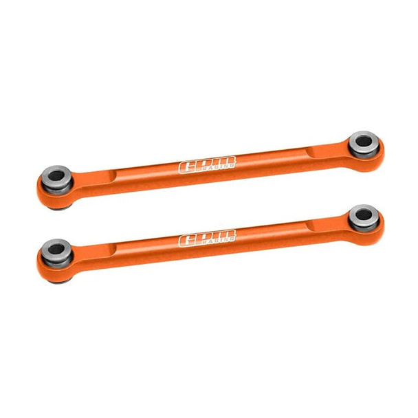 GPM Aluminum 7075 Alloy Front Steering Toe Links Orange for Traxxas 1/16 Mini Maxx