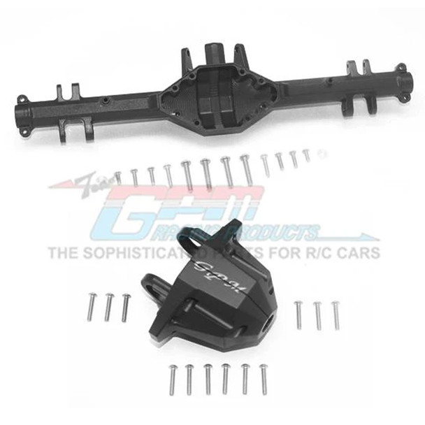 GPM Aluminum Rear Axle Housing w/ Carrier Black : Unlimited Desert Racer