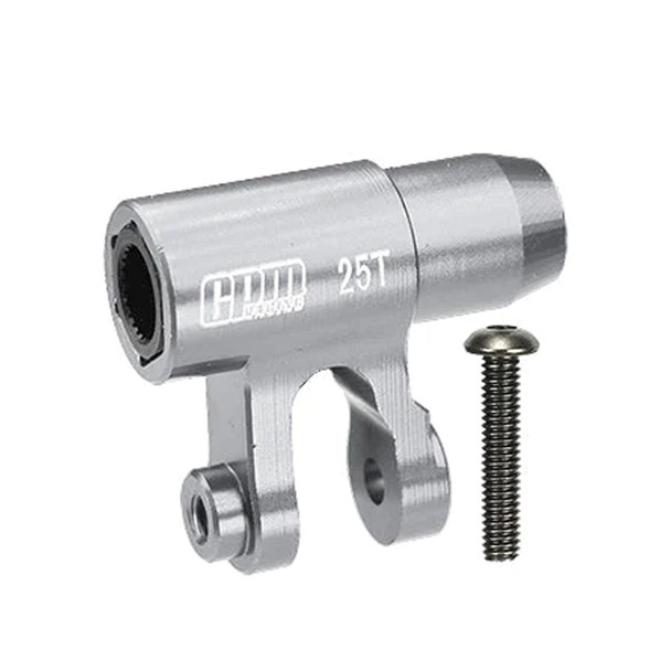 GPM Aluminum 6061-T6 Standard 25T Steering Servo Horn Silver for Traxxas X-Maxx