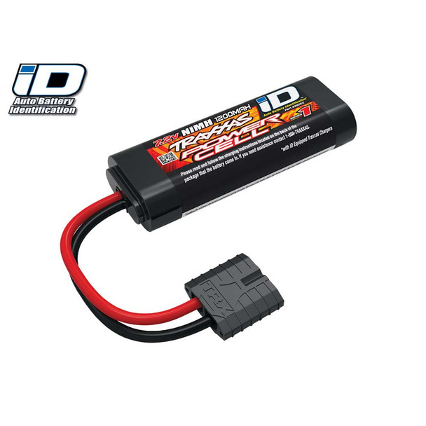 Traxxas 2925X 7.2V 1200mAh 2/3A NiMH Battery w/ iD Connector 1/16 Slash 2wd 4wd