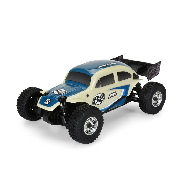 Pro-Line PRO368000T1 Class 1 VW Bug Blue Race Body Conversion Kit & Flat Iron M/T Tires (4)