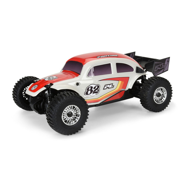 Pro-Line PRO368000T2 Class 1 VW Bug Red Race Body Conversion Kit & Flat Iron M/T Tires (4)