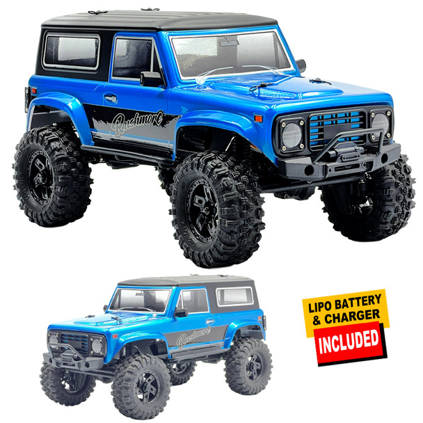 HobbyPlus 1/18 CR 18P V3 Brushless Rushmore 4X4 RTR Rock Crawler - Metallic Cyan