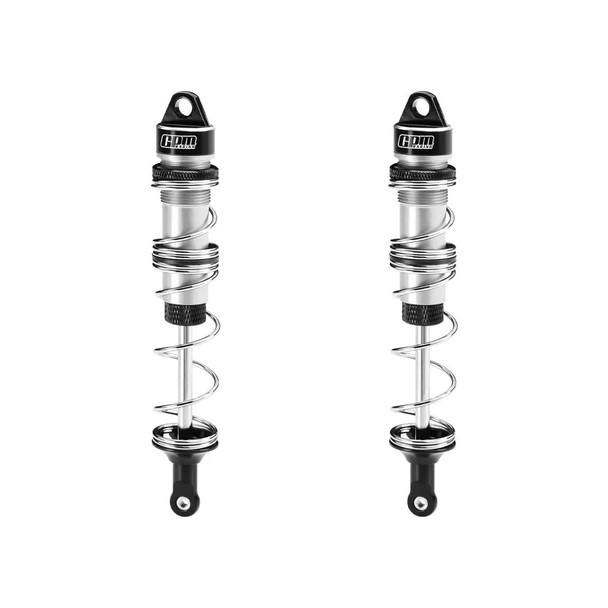 GPM Alum 6061-T6 Alloy Front Double Section Spring Shock 125mm Silver for Losi 8IGHT-X