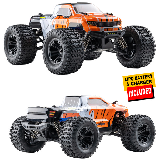 HobbyPlus MG116002 Mega RC 1/16 M-Titan Mini Monster 4x4 Truck RTR - Orange