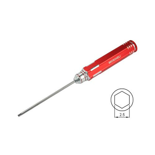 Microheli HSS Hex Screw Driver Tip 2.5mm