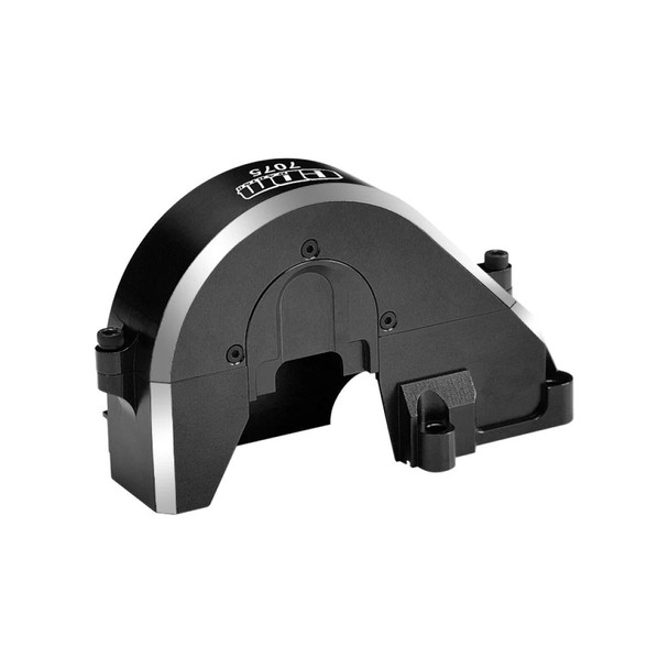 GPM Alum 7075-T6 Alloy Oversized Transmission Gear Covers Black for Traxxas Sand Car