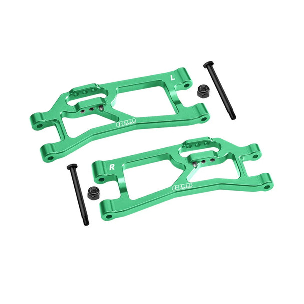 GPM Aluminum 7075 Alloy Rear Lower Suspension Arms Green for Traxxas 1/16 Mini XRT
