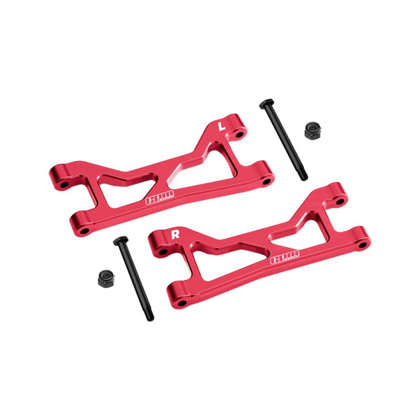 GPM Aluminum 7075 Alloy Rear Upper Suspension Arms Red for Traxxas 1/16 Mini XRT