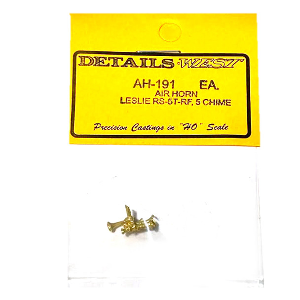Details West AH-191 Leslie Air Horns - RS-ST-RF - 5-Chime HO Scale