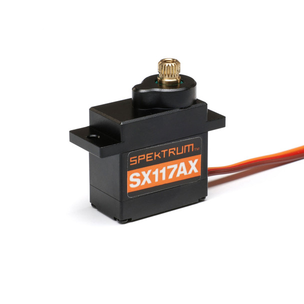Spektrum SX117AX Micro Metal Gear / Case Servo, 250mm Lead SPMSSX117AX