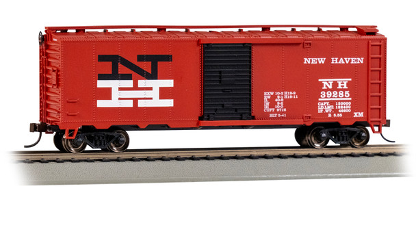 Bachmann 16015 40' Box Car - New Haven #39285 Red HO Scale