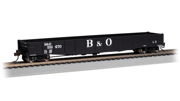 Bachmann 74802 50'6" Drop End Gondola - Baltimore & Ohio #551470 HO Scale