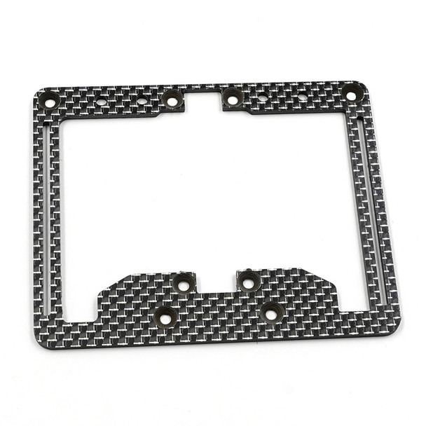 Yeah Racing TAF1-004BK/SV 2.0mm Graphite Rear Suspension Plate for Tamiya TRF104