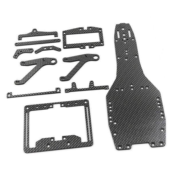 Yeah Racing TAF1-S01BK/SV Graphite Upgrade Set for Tamiya TRF104