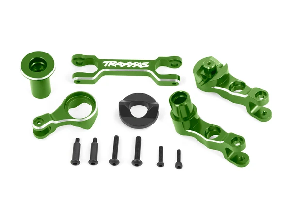 Traxxas 7746-GRN Aluminum Steering Bellcrank Assembly Green for X-Maxx