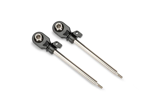 Traxxas 10963 72mm GT-Maxx Steel Shock Shafts (2) Chrome for Pro Scale Sand Car