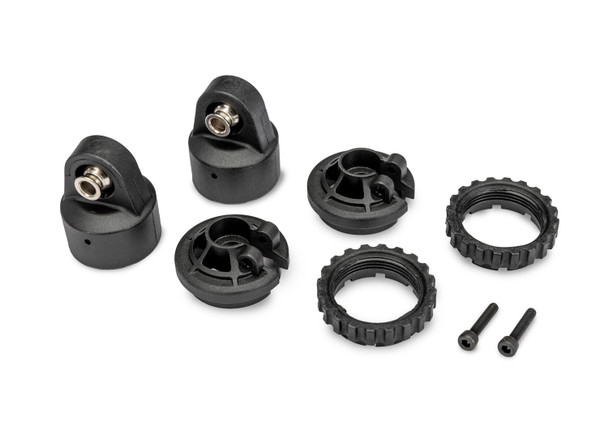 Traxxas 10965 GT-Maxx Shock Caps w/ Retainers & Collars (2) for Pro Scale Sand Car