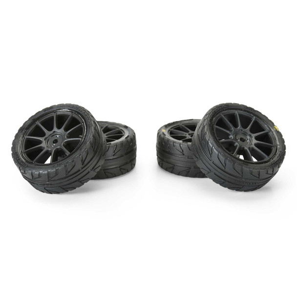 Pro-Line PRO1032010 1/14 Vector Tire MTD 12mm Black Velocity Wheel (4): ARRMA TYPHON GROM