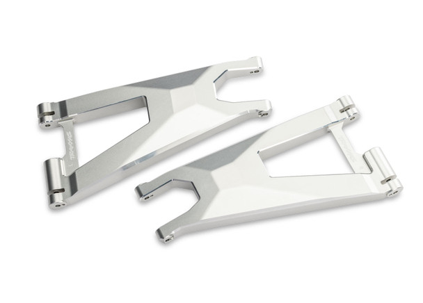 Traxxas 10930X-SLVR Left & Right Alum Lower Front Suspension Arms for Pro Scale Sand Car