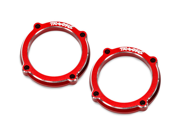 Traxxas10969-RED Aluminum LED Light Pod Retainers (2) for Pro Scale Sand Car