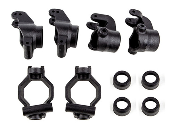 Associated 25915 Caster Blocks / Steering Blocks / Rear Hubs Set for Rival MT8
