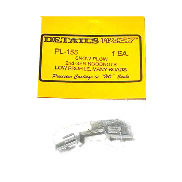 Details West PL-155 Snow Plows - Standard HO Scale