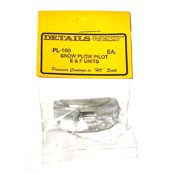 Details West PL-160 Snow Plows - E- & F-Unit Type HO Scale