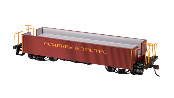 Bachmann 26031 Gondola Style Excursion Car Cumbres & Toltec Oxide Red On30 Scale