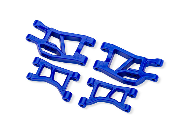 Traxxas 10831-BLUE Front Upper & Lower Suspension Arms (L&R) for Mini Slash 4x4/Mini Rally