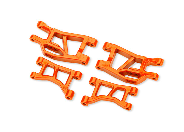 Traxxas 10831-ORNG Front Upper & Lower Suspension Arms (L&R) for Mini Slash 4x4/Mini Rally