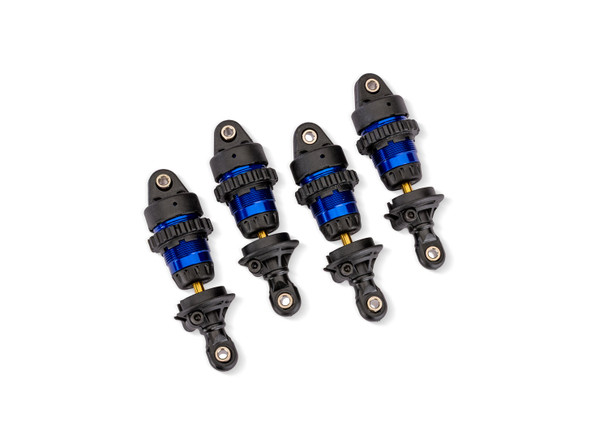 Traxxas 10865-BLUE Aluminum GTR Short Shocks (4) for Mini Slash 4x4/Mini Rally