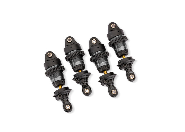 Traxxas 10865-GRAY Aluminum GTR Short Shocks (4) for Mini Slash 4x4/Mini Rally