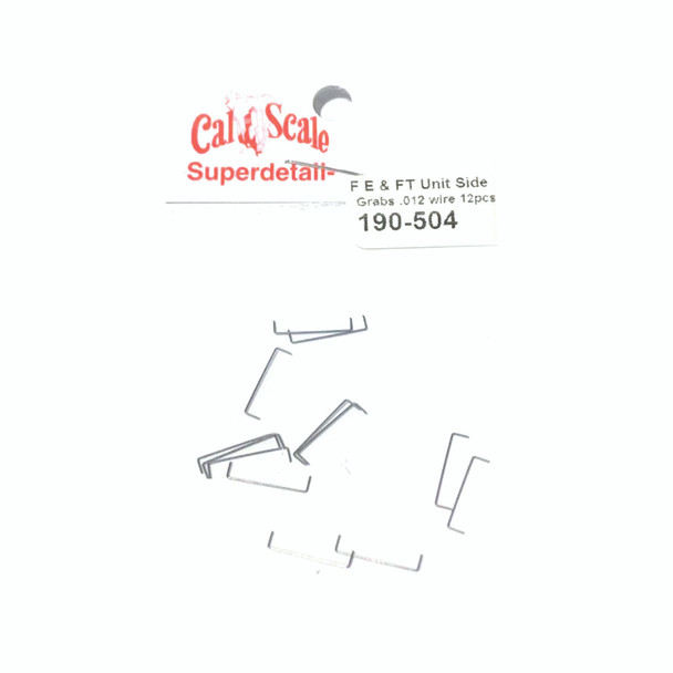 Cal Scale 190-504 Grabs for EMD FT & F Unit Diesels (12) Side Grabs HO Scale