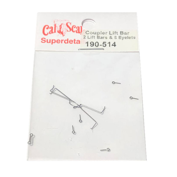 Cal Scale 190-514 Coupler Lift Bar (2) .012" Wire & (8) Eyelets HO Scale