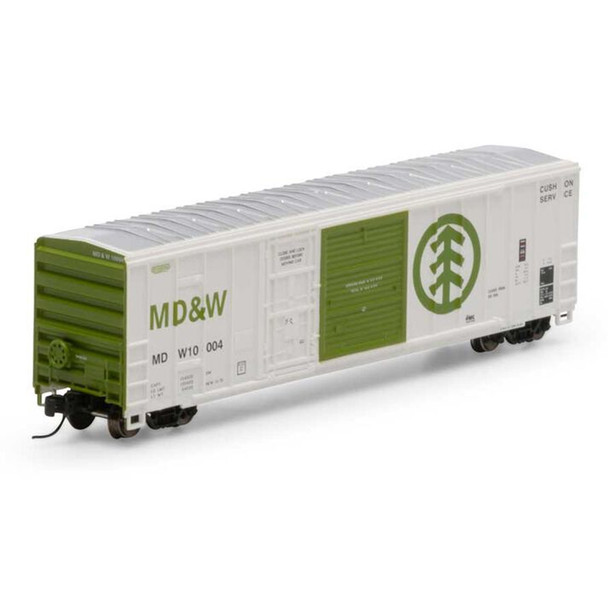 Athearn ATH24595 50' FMC Combo Door Box Freight Car - MD&W #10004 N Scale
