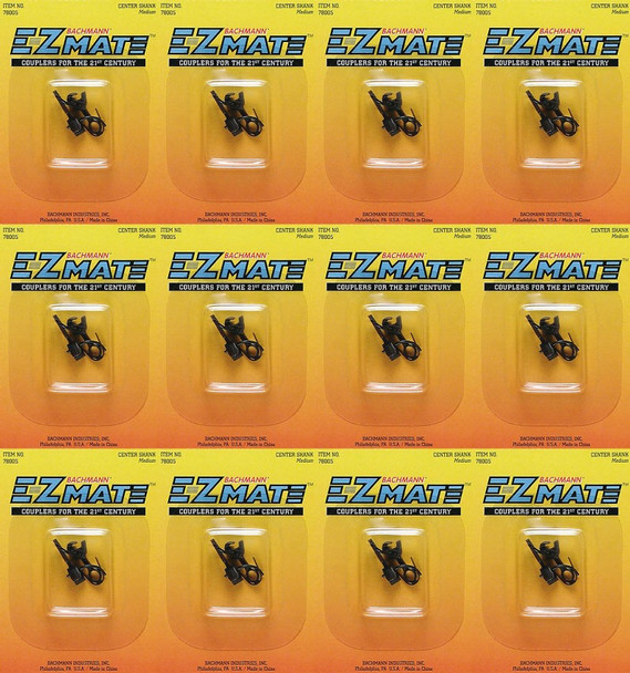 Bachmann E-Z Mate Coupler Center Shank Med (Set of 12) HO 78005
