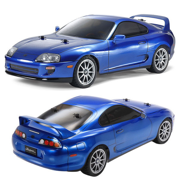 Tamiya 47505 1/10 RC Toyota Supra JZA80 2WD On-Road Car Kit w/Blue Painted Body