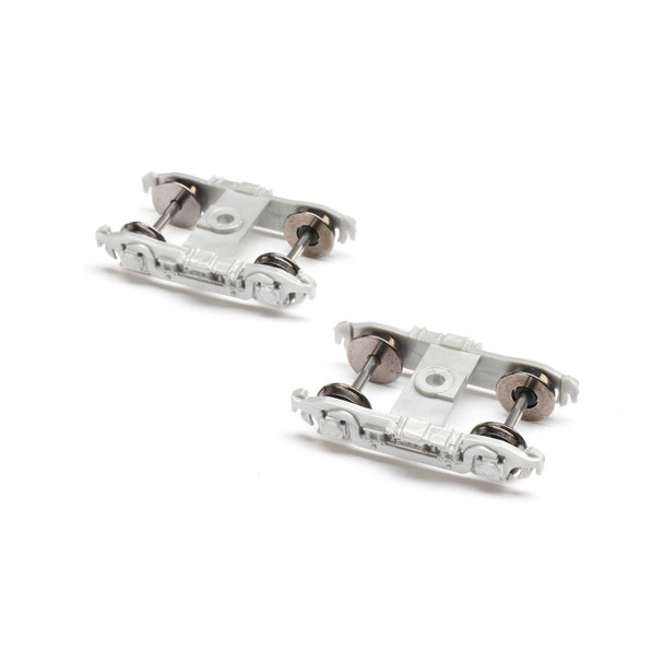 Athearn HO Truck, 4-Wheel Passenger/Silver 36" Metal (2) ATH90411