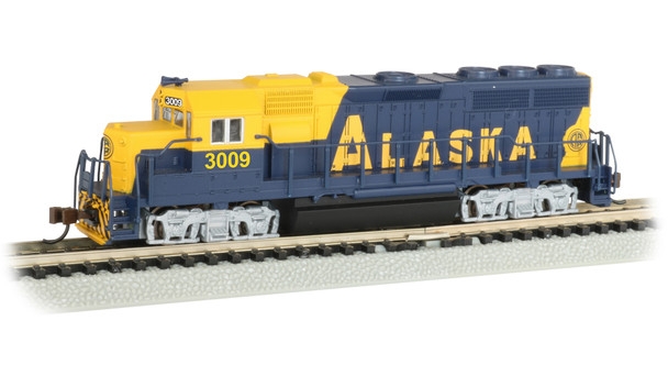 Bachmann 63569 EMD GP40 - Alaska #3009 w/ Headlights Diesel Locomotive N Scale