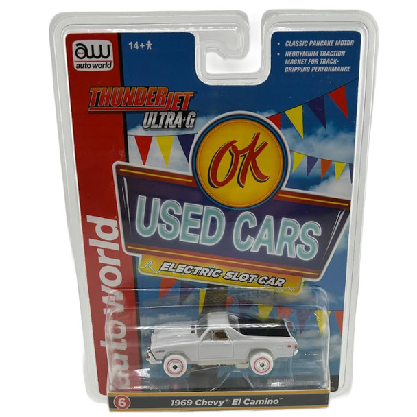 Auto World Thunderjet Ok Used Cars 1969 Chevrolet El Camino iWheels HO Slot Car