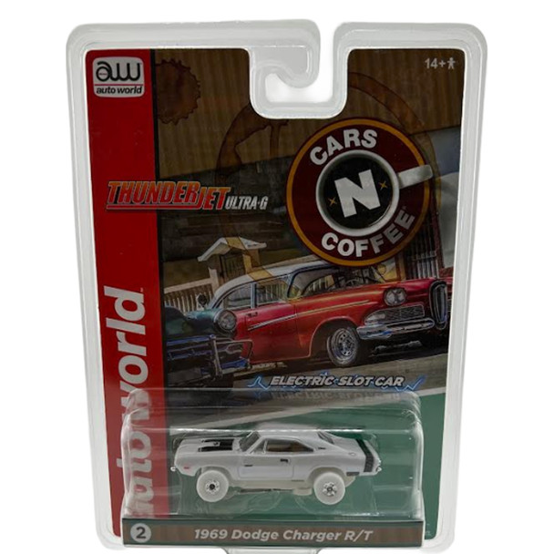 Auto World Thunderjet 1969 Dodge Charger R/T iWheels HO Scale Slot Car