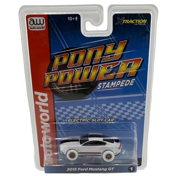 Auto World Xtraction 2015 Ford Mustang GT iWheels HO Scale Slot Car