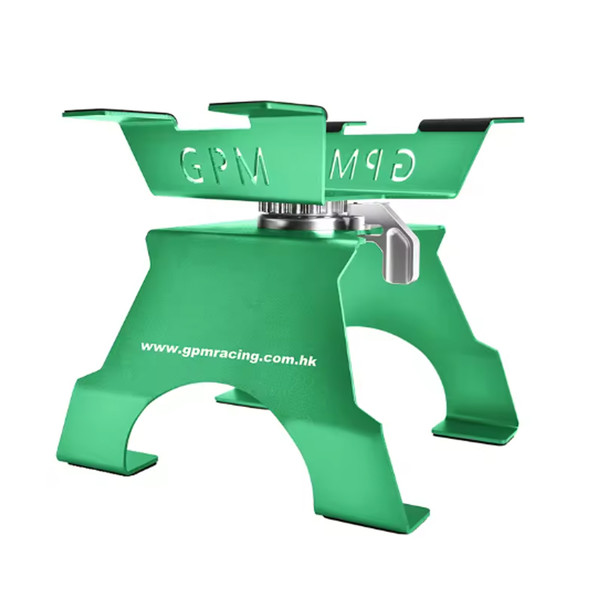 GPM Large Aluminum RC Car / Truck Stand Green for 1/5 / 1/6 / 1/7 / 1/8 / 1/10 Model