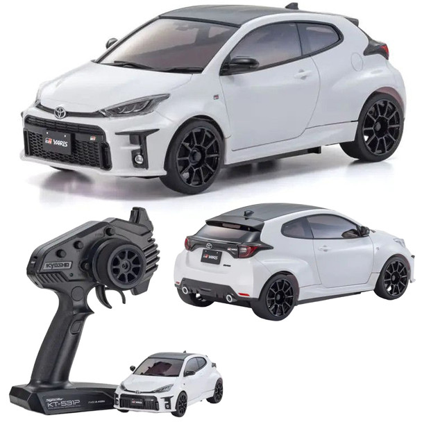 Kyosho 32360PW MINI-Z RWD MR-04 RTR Toyota GR YARIS Platinum White Pearl Mica