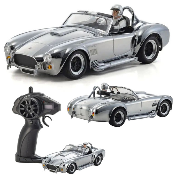 Kyosho 66610C-A FIRST Mini-Z Shelby Cobra 427 S/C RTR Chrome