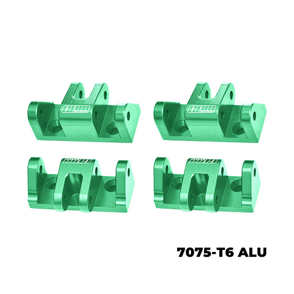 GPM Aluminum 7075-T6 Alloy Lower Shock Mount Green for Losi 1/8 LMT 2.0