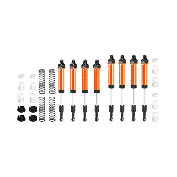 GPM Alum Front & Rear Spring Shock Set 130 & 134mm Orange for Losi 1/8 LMT 2.0